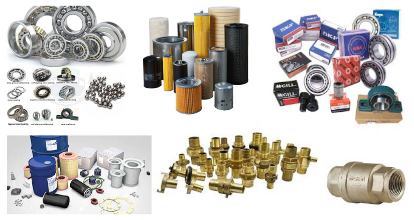 Coupling, Bearing & Oil Filters